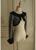 Faeries Daffodil Acquisition Of Wisdom-Grey Check Bolero(Reservation/Full Payment Without Shipping)